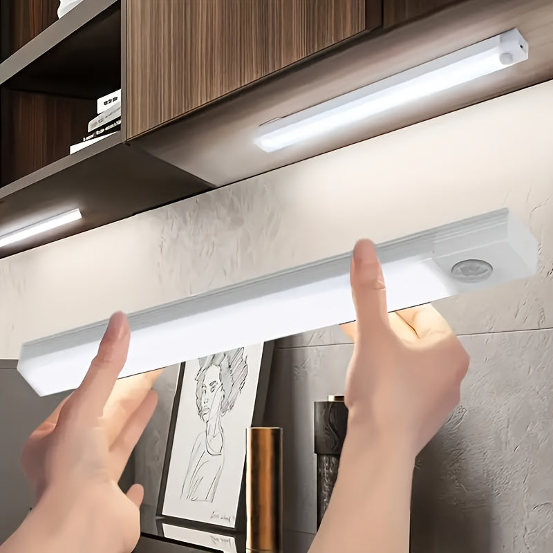 Smart LED Under-Cabinet Lighting with Motion Sensor – Wireless, Rechargeable, and Ultra-Thin