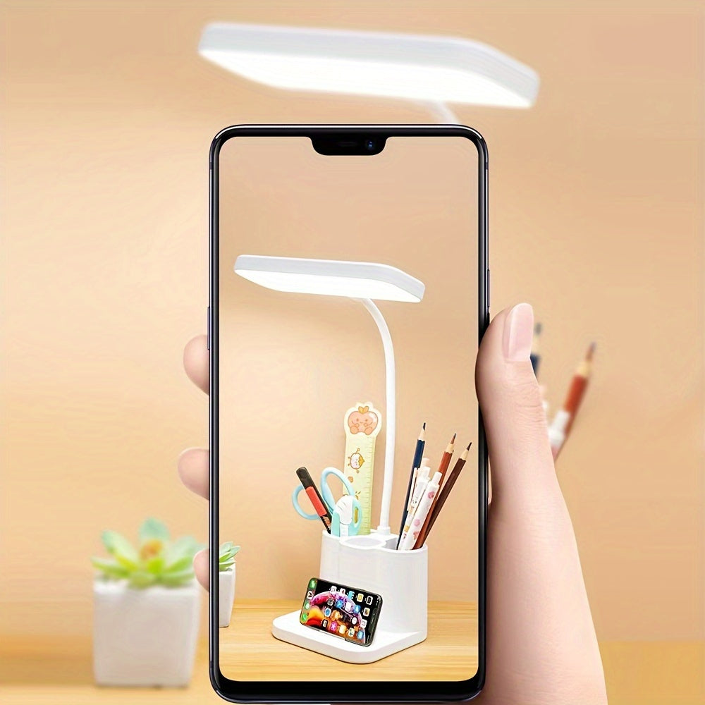 Multifunctional LED Desk Lamp - Convenient and Eye-Friendly
