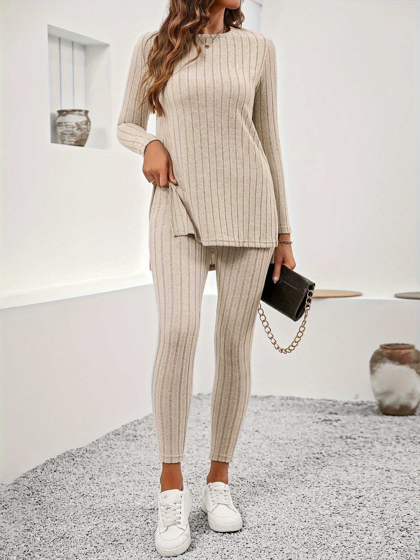 Mila Ribbed Jumpsuit - Comfortable and Stylish
