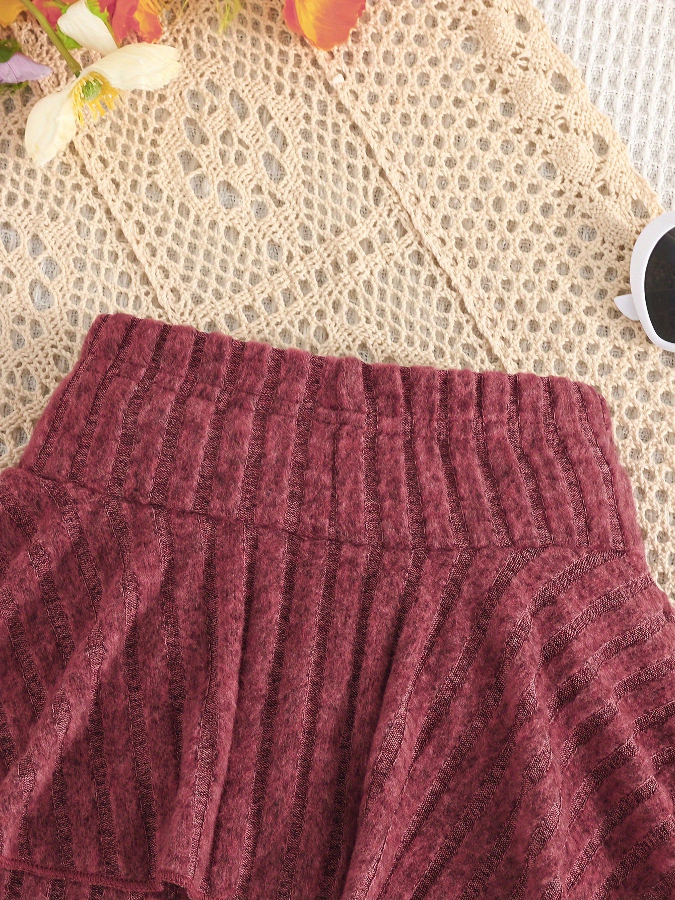 Tess Ribbed Skirt and Pants Set for Baby Girls - Casual and Stylish for Outdoor Activities