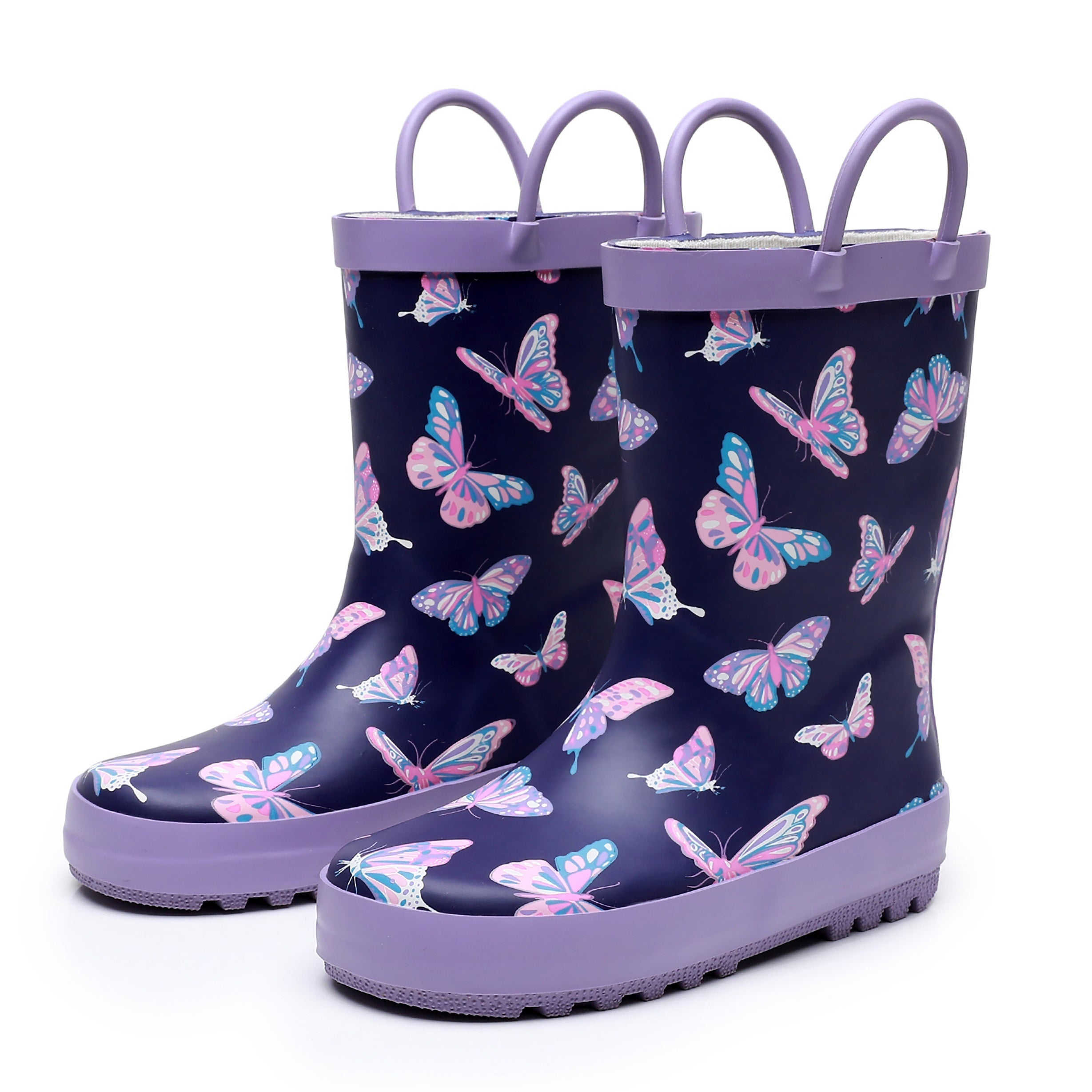 Butterfly Joy Rain Boots for Kids - Playful Protection for