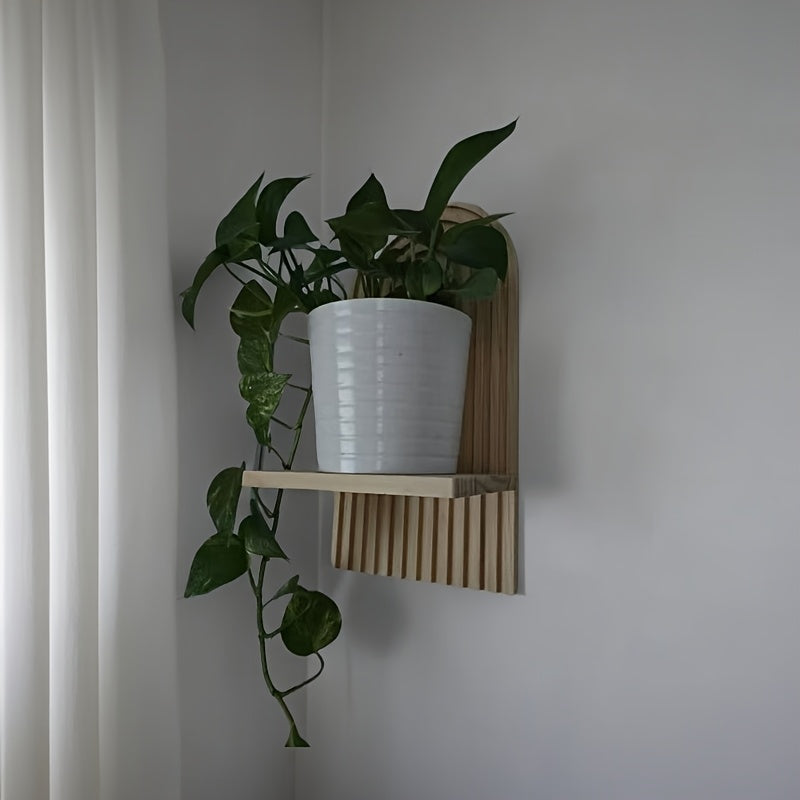 Boho Rainbow Wall Shelf - Stylish Storage for Any Room