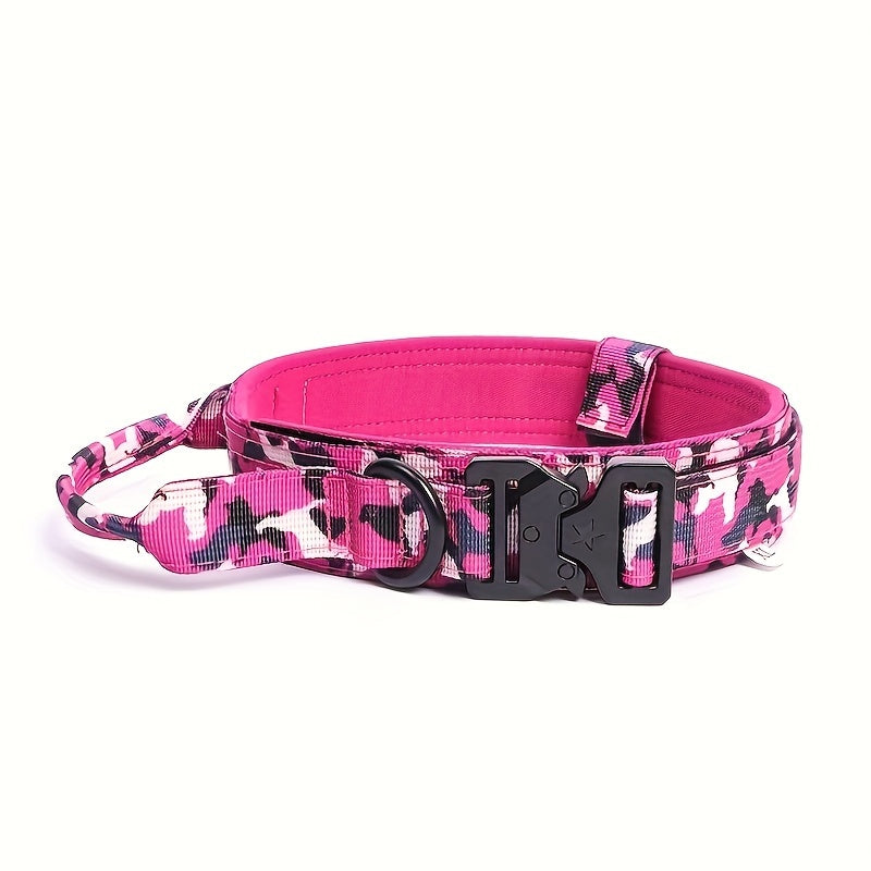 Military Tactical Dog Collar – Adjustable and Durable for Large and Medium Dogs