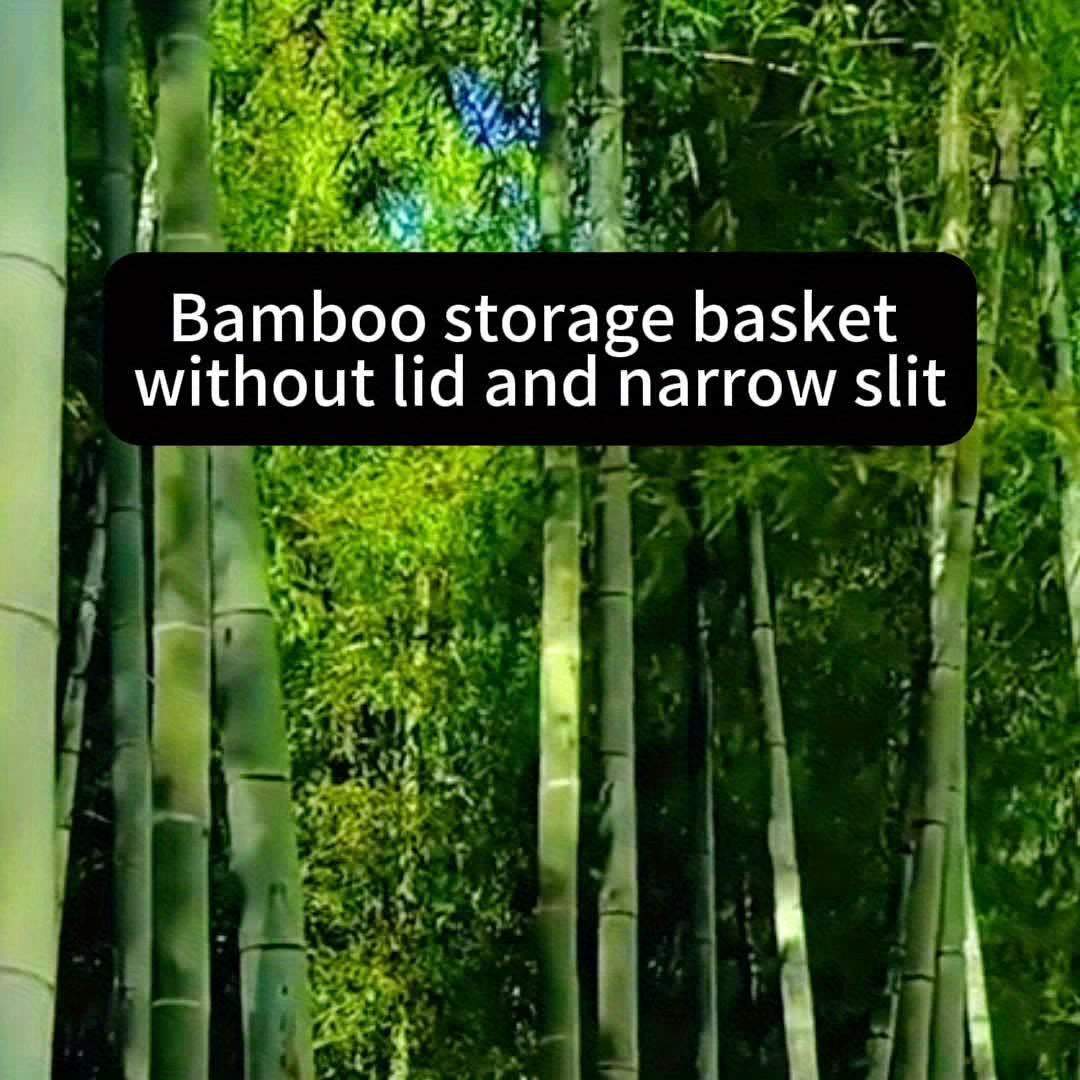 Bamboo Woven Storage Basket - Durable and Practical for Every Room