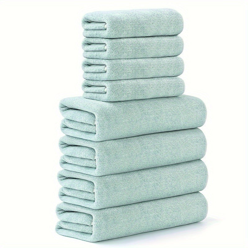 Soft Coral Velvet Towel Set – Absorbent and Quick-Drying