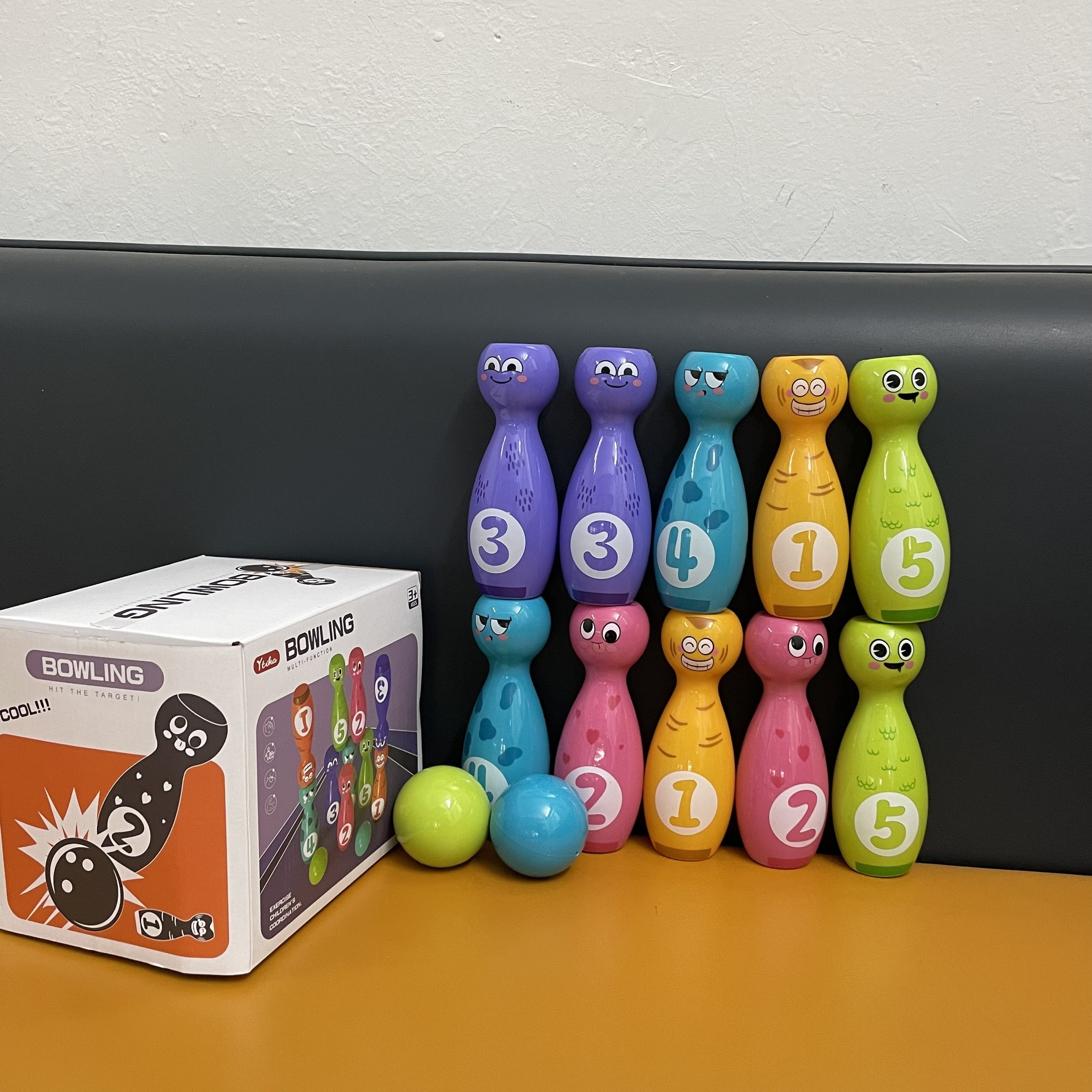 Cheerful Kids Bowling Set - For Fun and Development