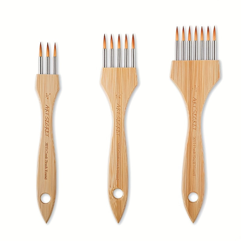 ArtSecret Multi-Tined Comb Set – Creative and Versatile for Painting