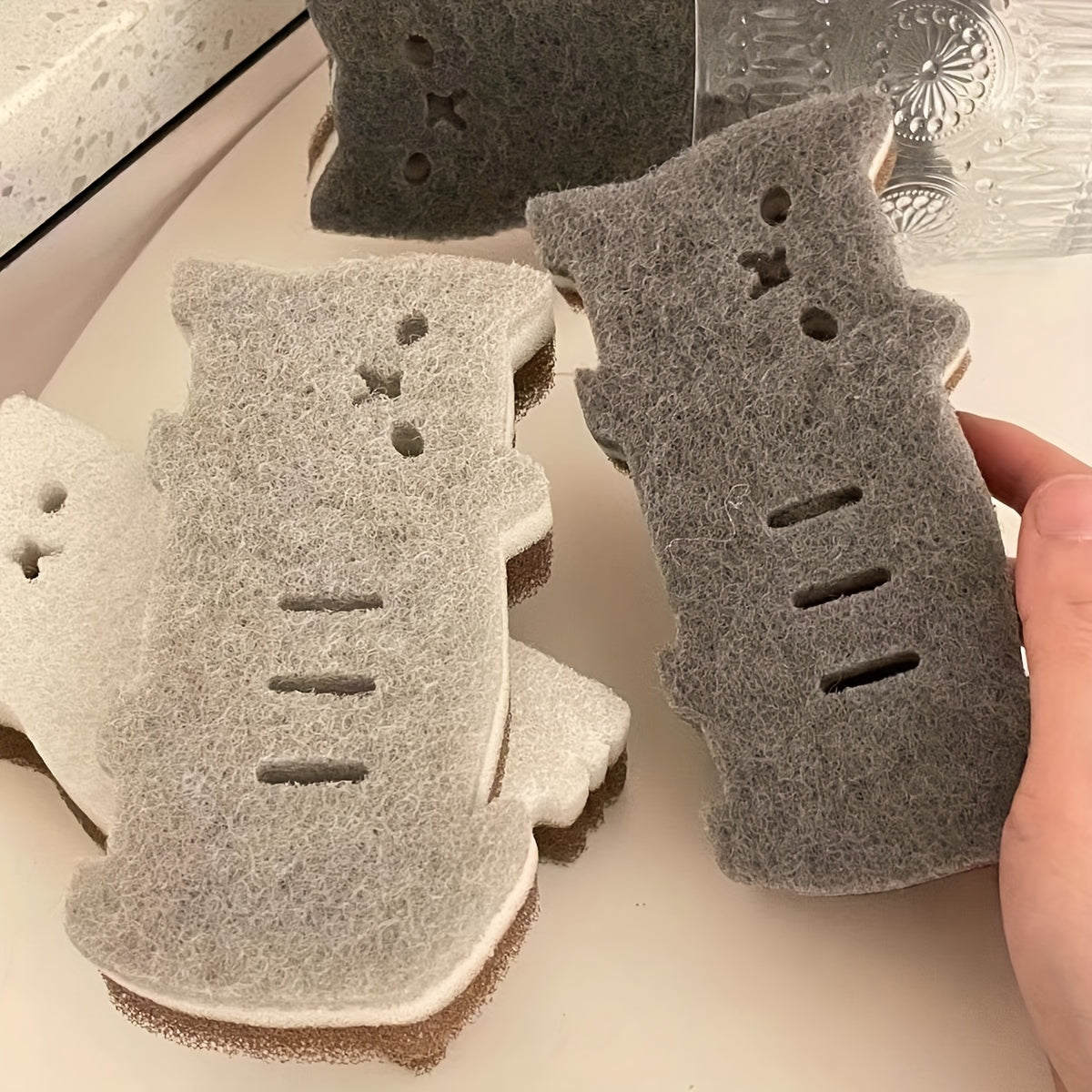 Purrfect Clean Cat Sponge Set – Durable, Cute, and Super Functional