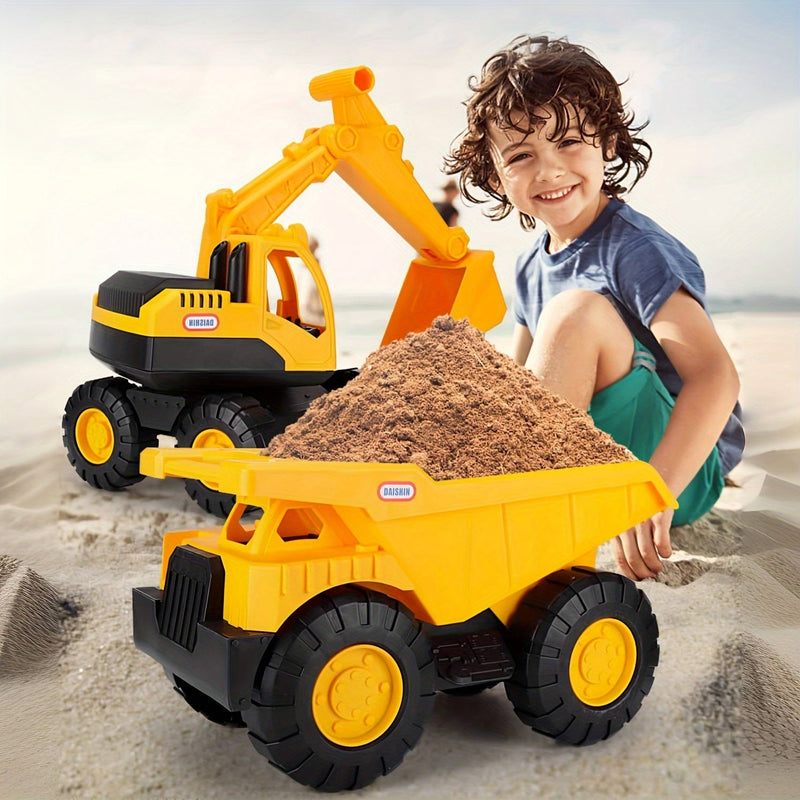Excavator Toy Car – Perfect for Outdoor and Beach Adventures