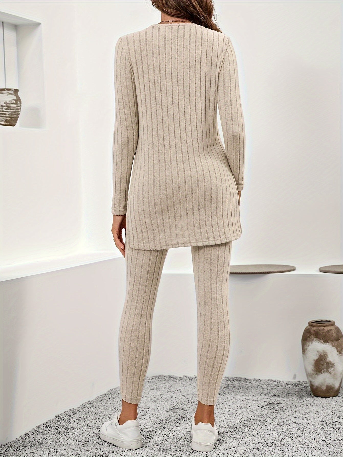 Mila Ribbed Jumpsuit - Comfortable and Stylish