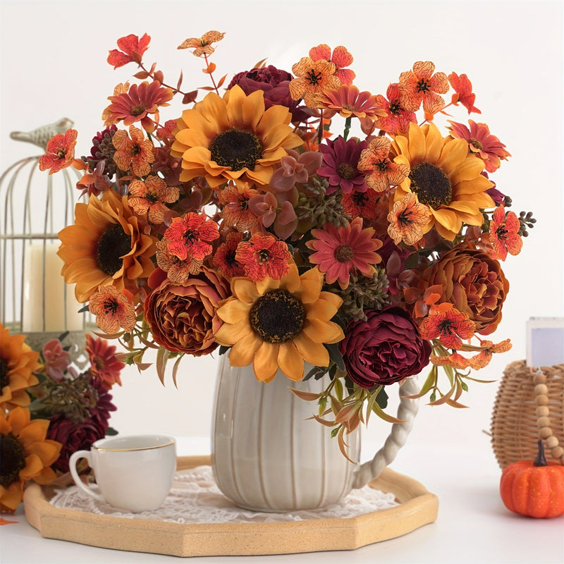 Autumn Flower Arrangement Set – Colourful and Atmospheric for Any Space