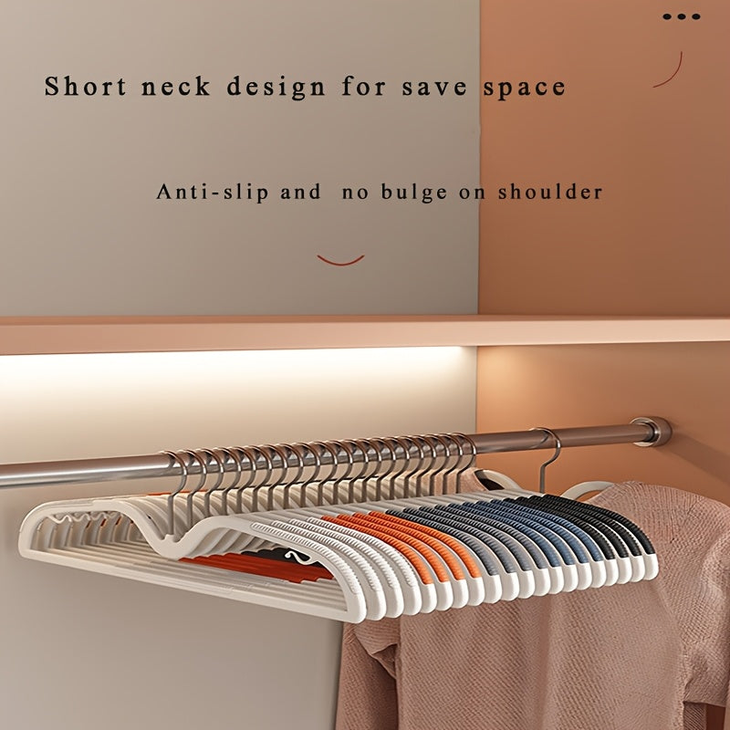 Space-Saving Short Neck Hanger – Non-Slip and Rotating