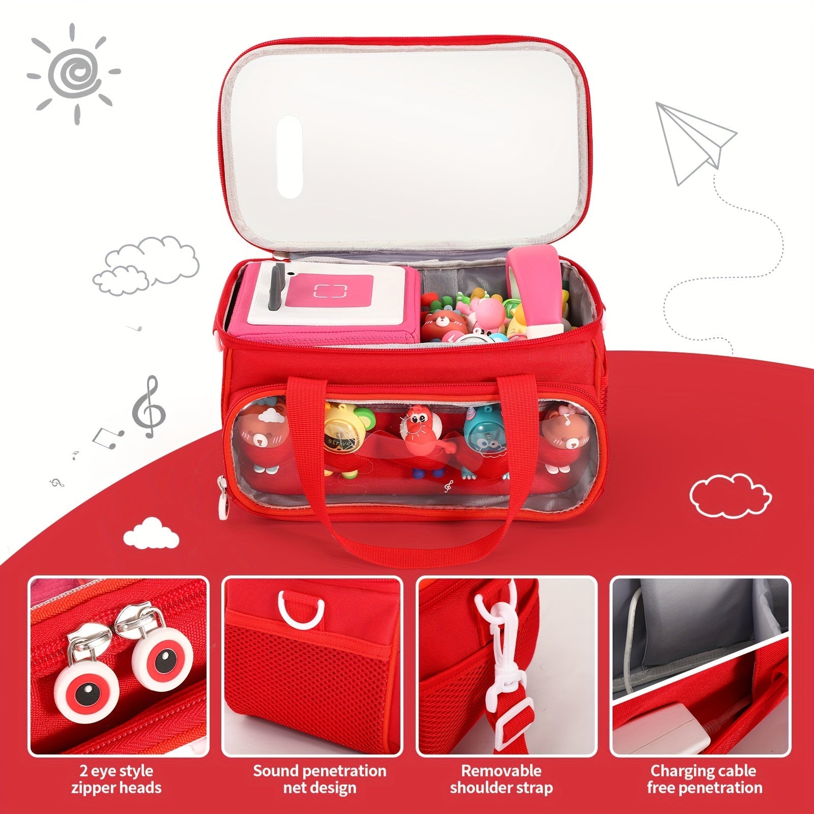 Carrying Case for Smart Speaker – Shockproof and Convenient Organizer