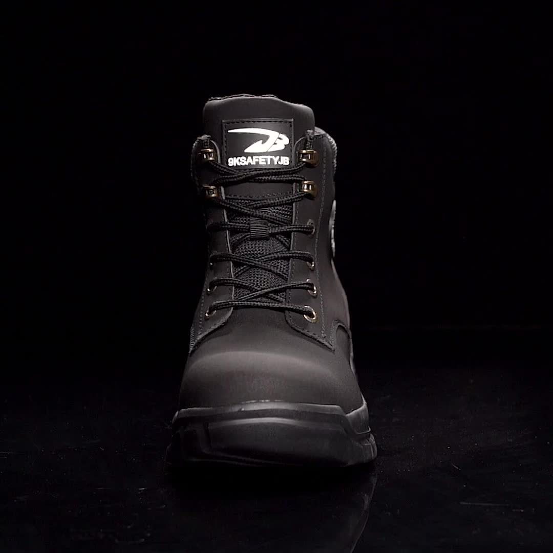 Robust Safety Work Boots with Steel Toes – Durable and Comfortable for Work and Industry