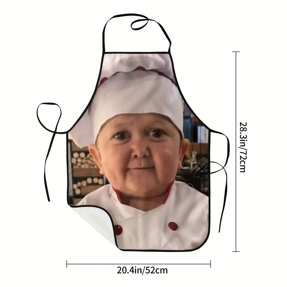 Little Chef Funny Hasbulla Apron – For Cooking, Baking, and Gardening