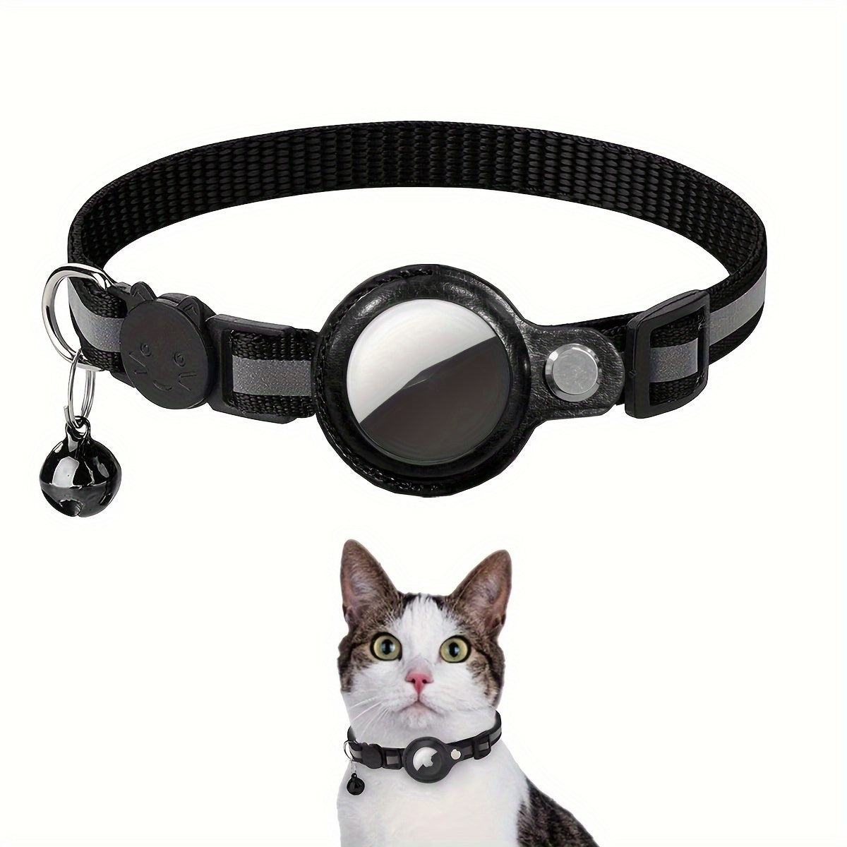 Reflective Cat Collar – Safety Buckle and Bell for Extra Visibility