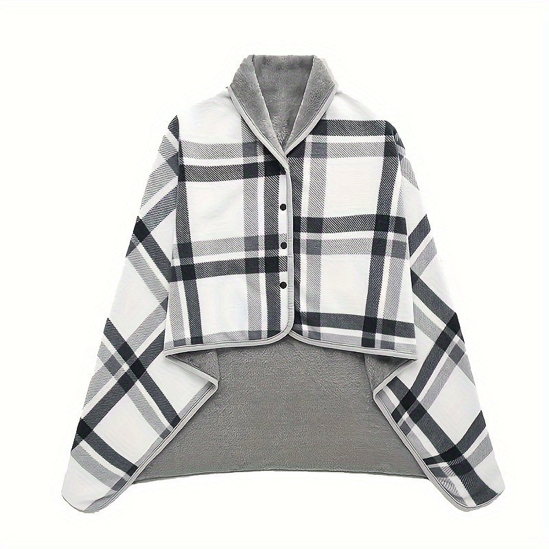 Portable Fleece Blanket – Warm and Comfortable for Home, Work, and Outdoor