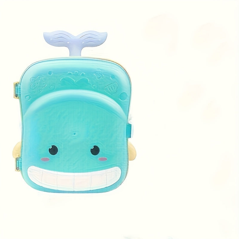 Whale-Themed Beach Toy Set for Babies – 8-Piece Travel Case