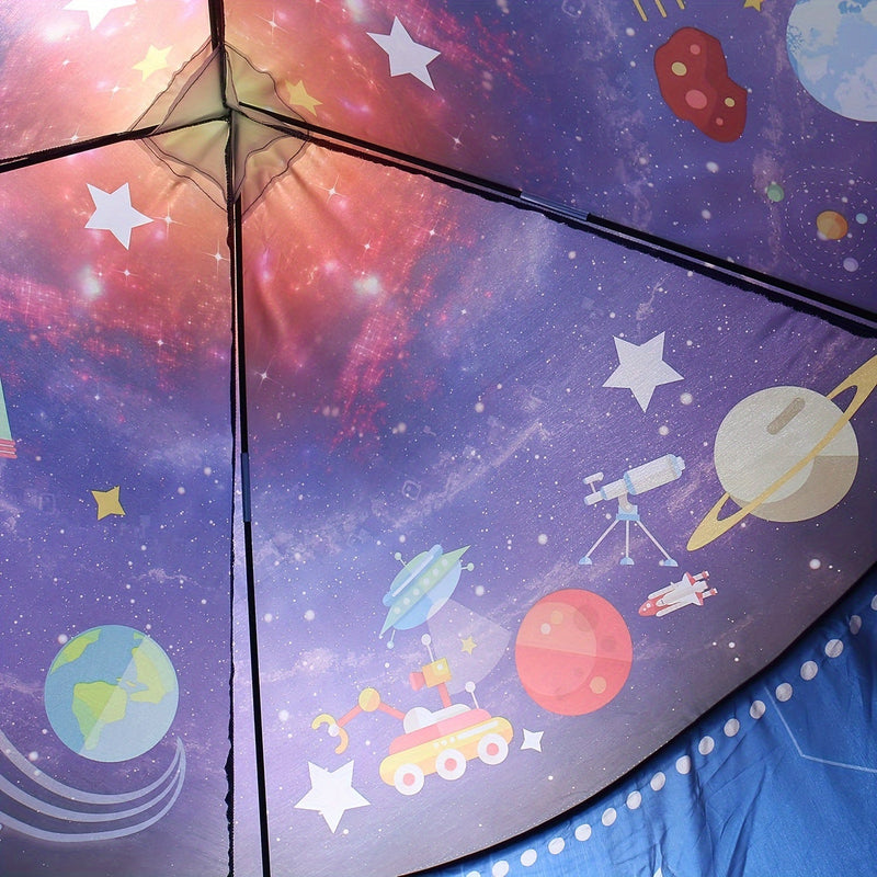 Galaxy Explorer Pop-up Play Tent - Space Theme for Outdoor and Indoor