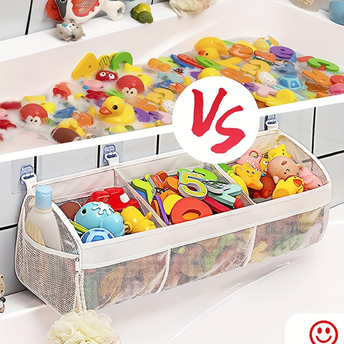 Mesh Bath Toy Organizer - Perfect for Tidiness