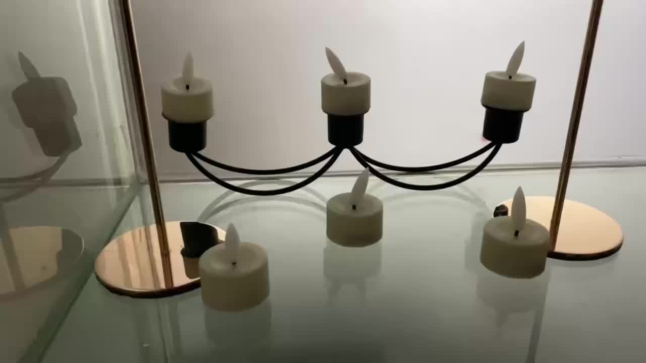 Magical Flameless Tealights - Set with Remote Control and Dimmable Timer