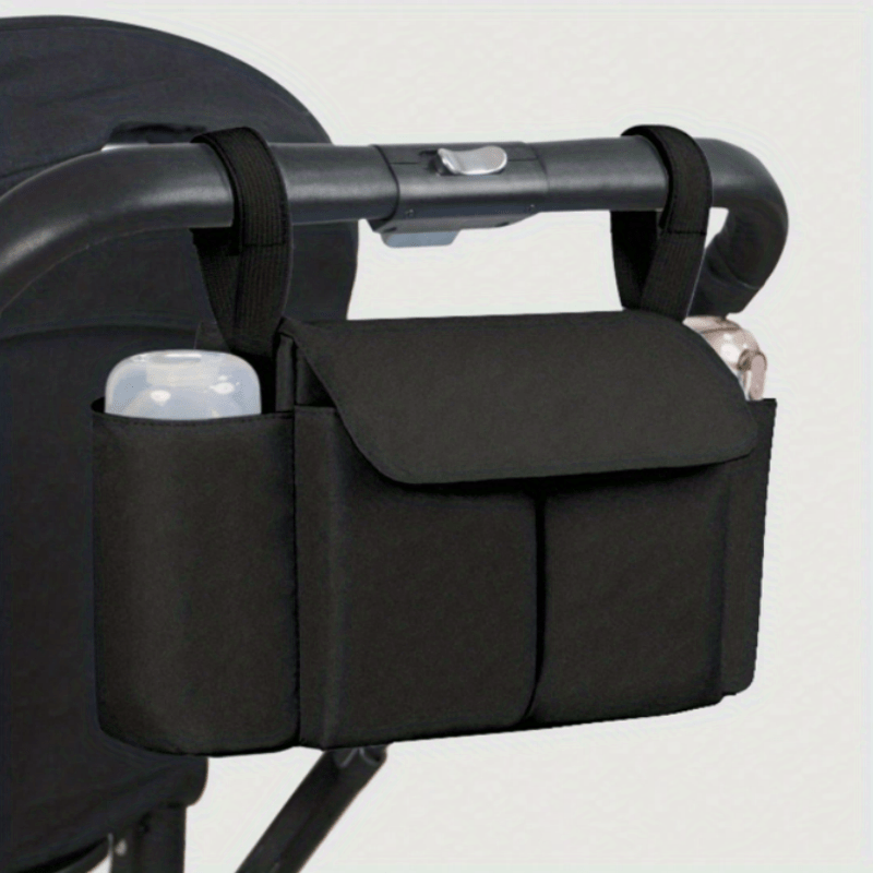 Multifunctional Stroller Bag – Large Capacity, Waterproof Hanging Bag with Pockets for Essential Baby Items