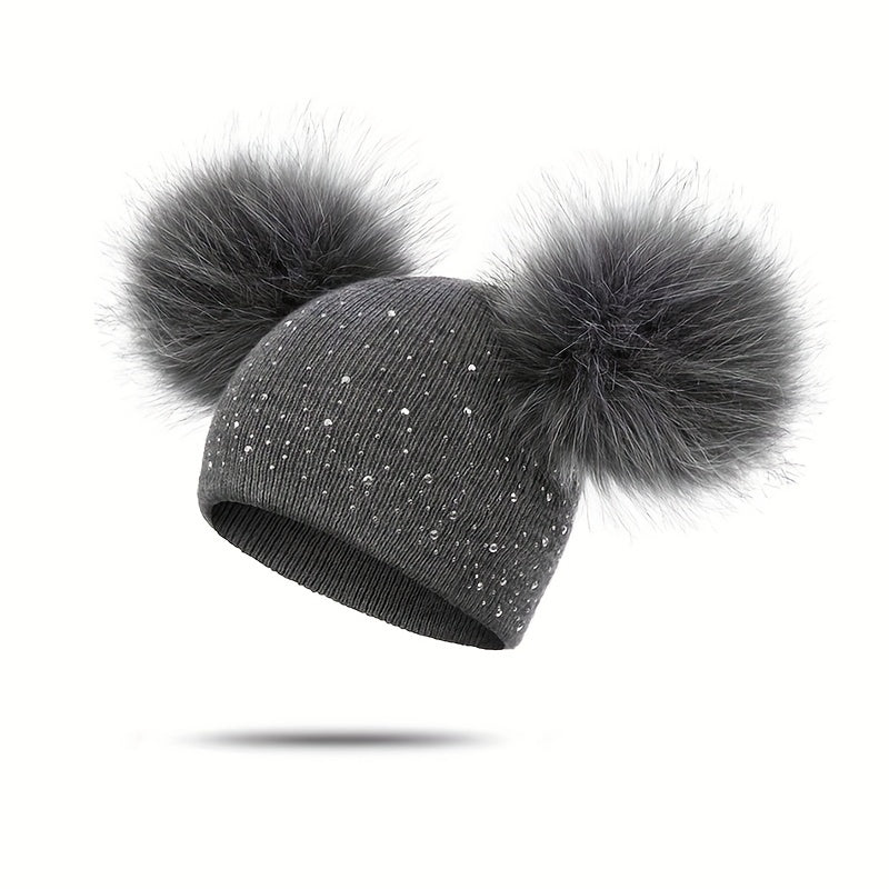 Lily Girls Pompon Hat - Playful and Warm for the Winter Months