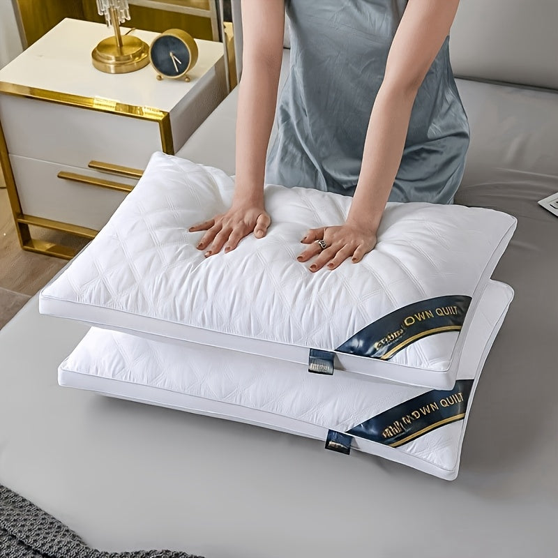 Sleep Comfort Set - 2 Hypoallergenic 3D Pillows for Hotel Quality Sleep