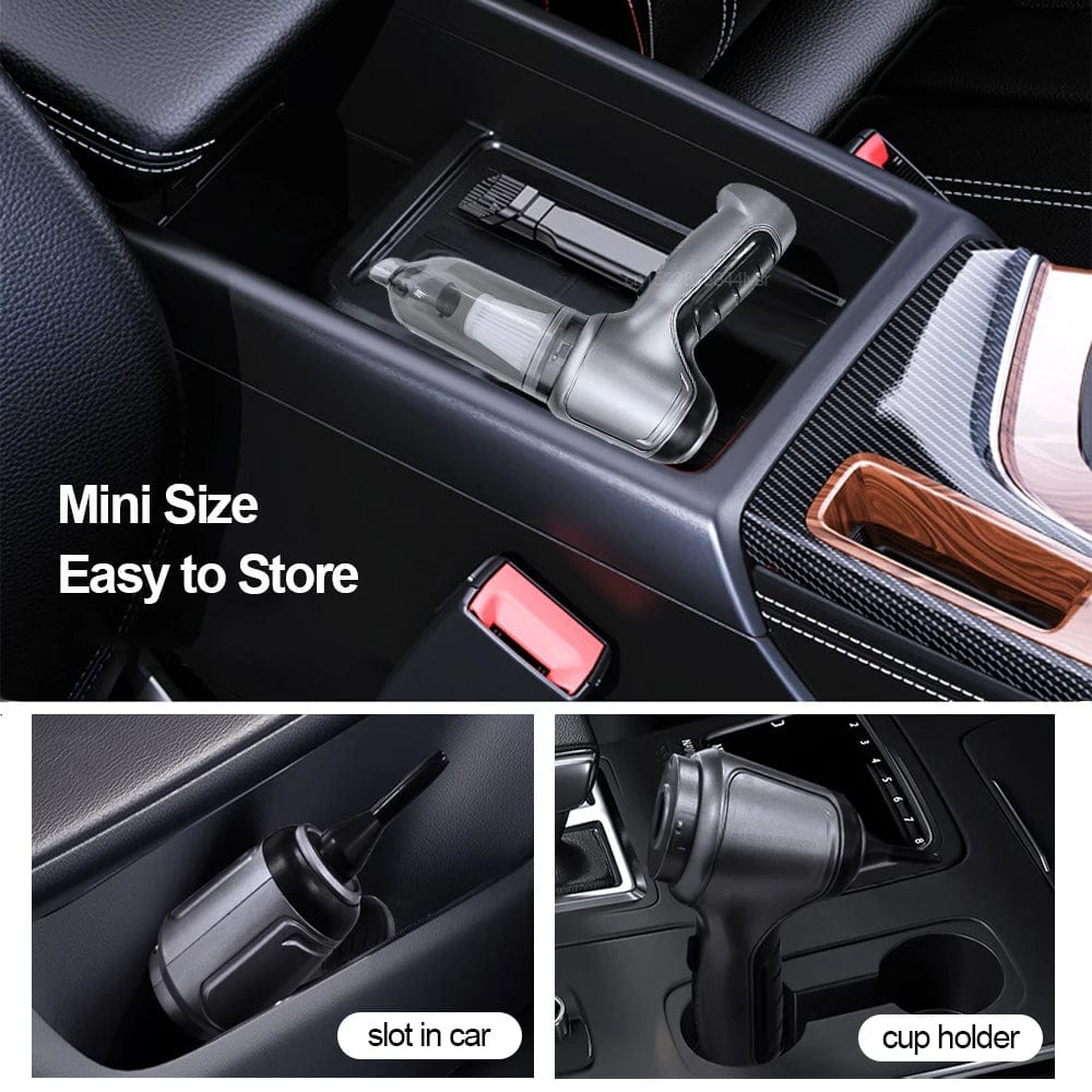 PowerClean Wireless Car Vacuum Cleaner – Compact and Super Powerful