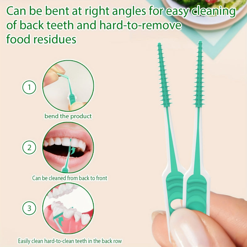 Soft Interdental Toothpicks – Mint Fresh and Ergonomically Designed