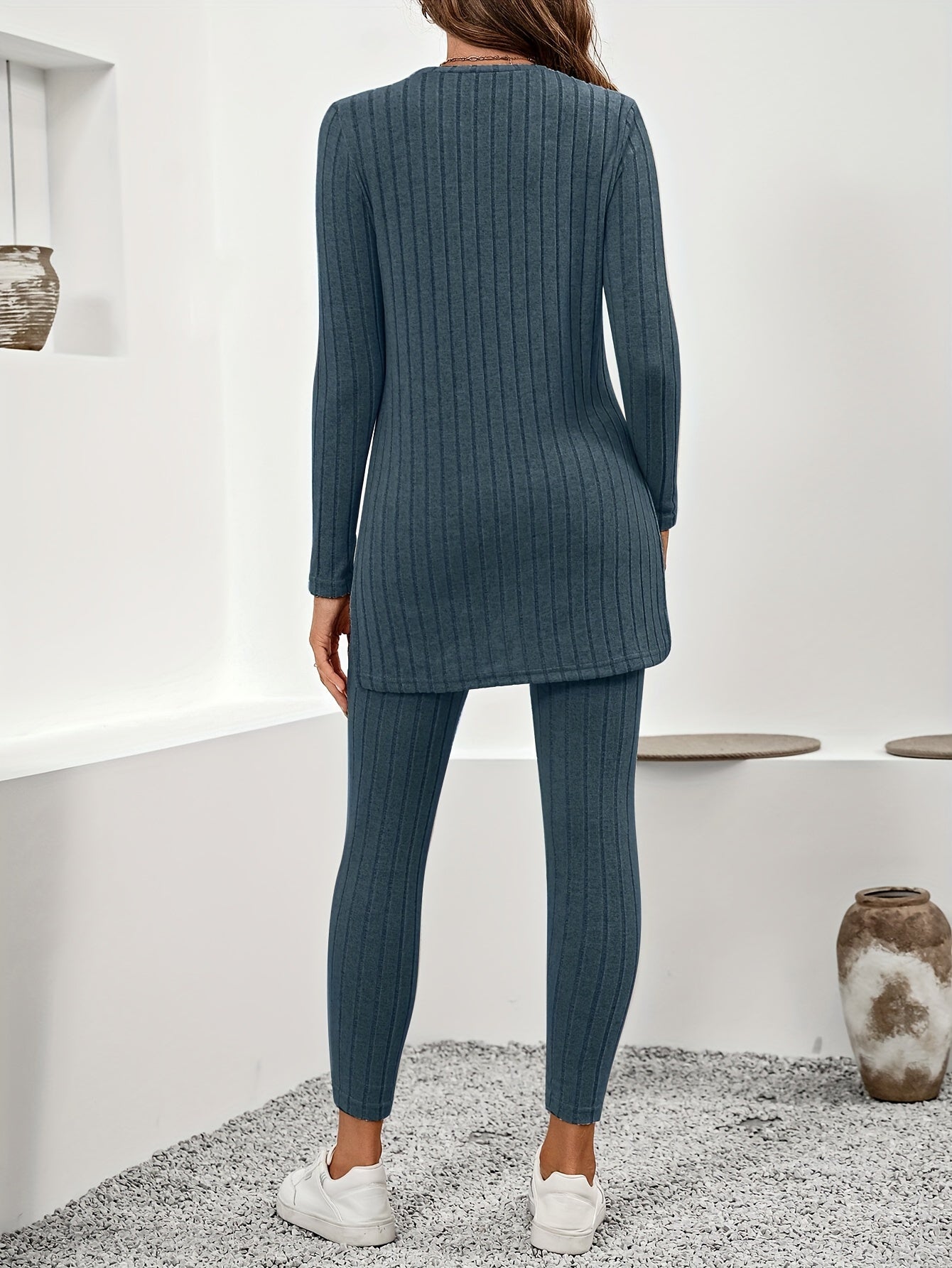 Mila Ribbed Jumpsuit - Comfortable and Stylish