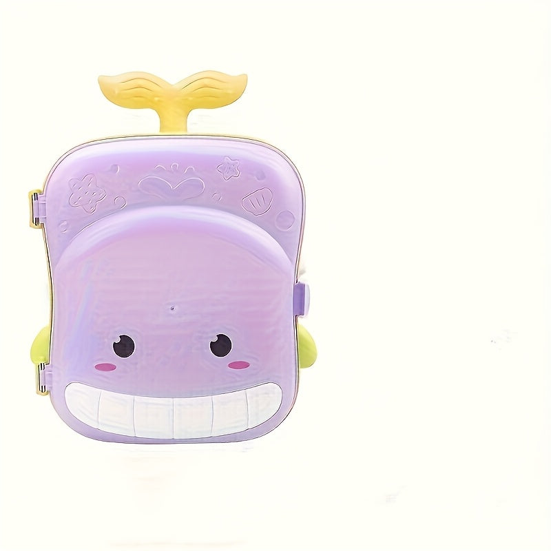 Whale-Themed Beach Toy Set for Babies – 8-Piece Travel Case