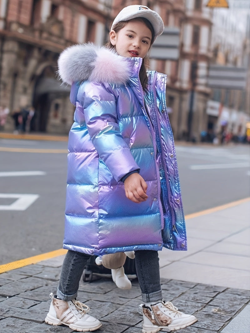 Ivy Shiny Winter Jacket for Children - Trendy and Warm for Cold Days