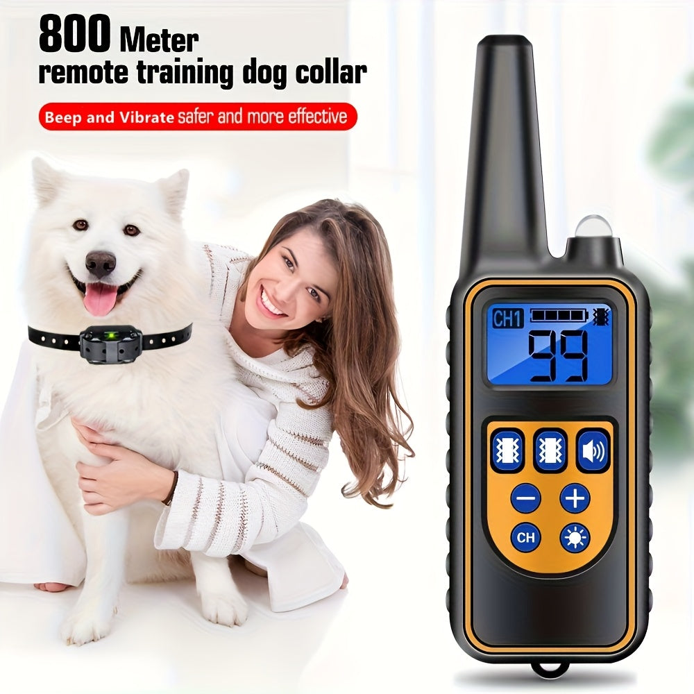 Smart Trainer Pro – Rechargeable Remote Dog Collar with Beep & Vibration