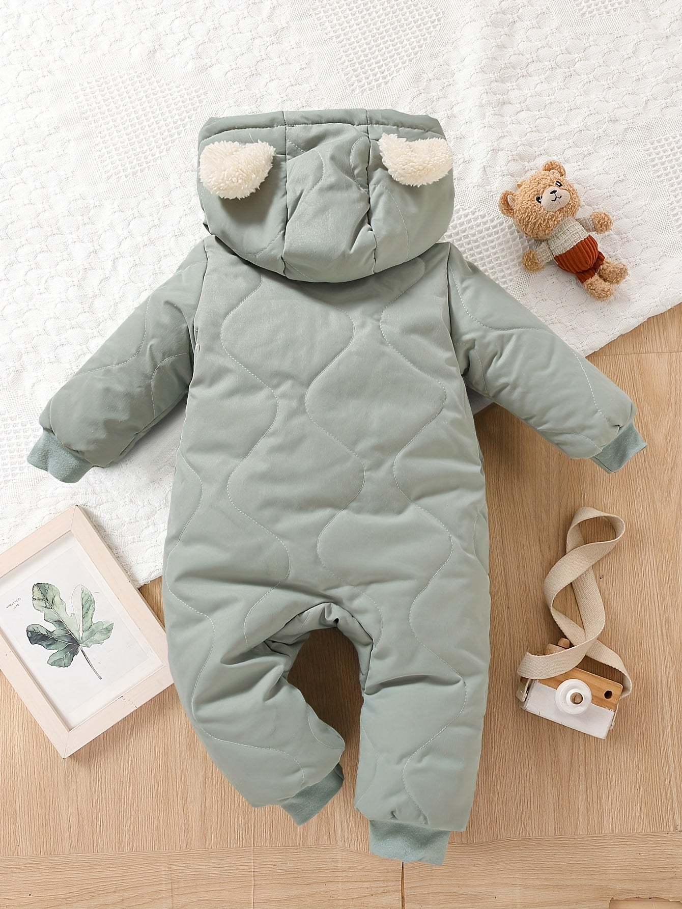 Luca Hooded Romper for Babies - Warm and Cute for Outdoor Adventures