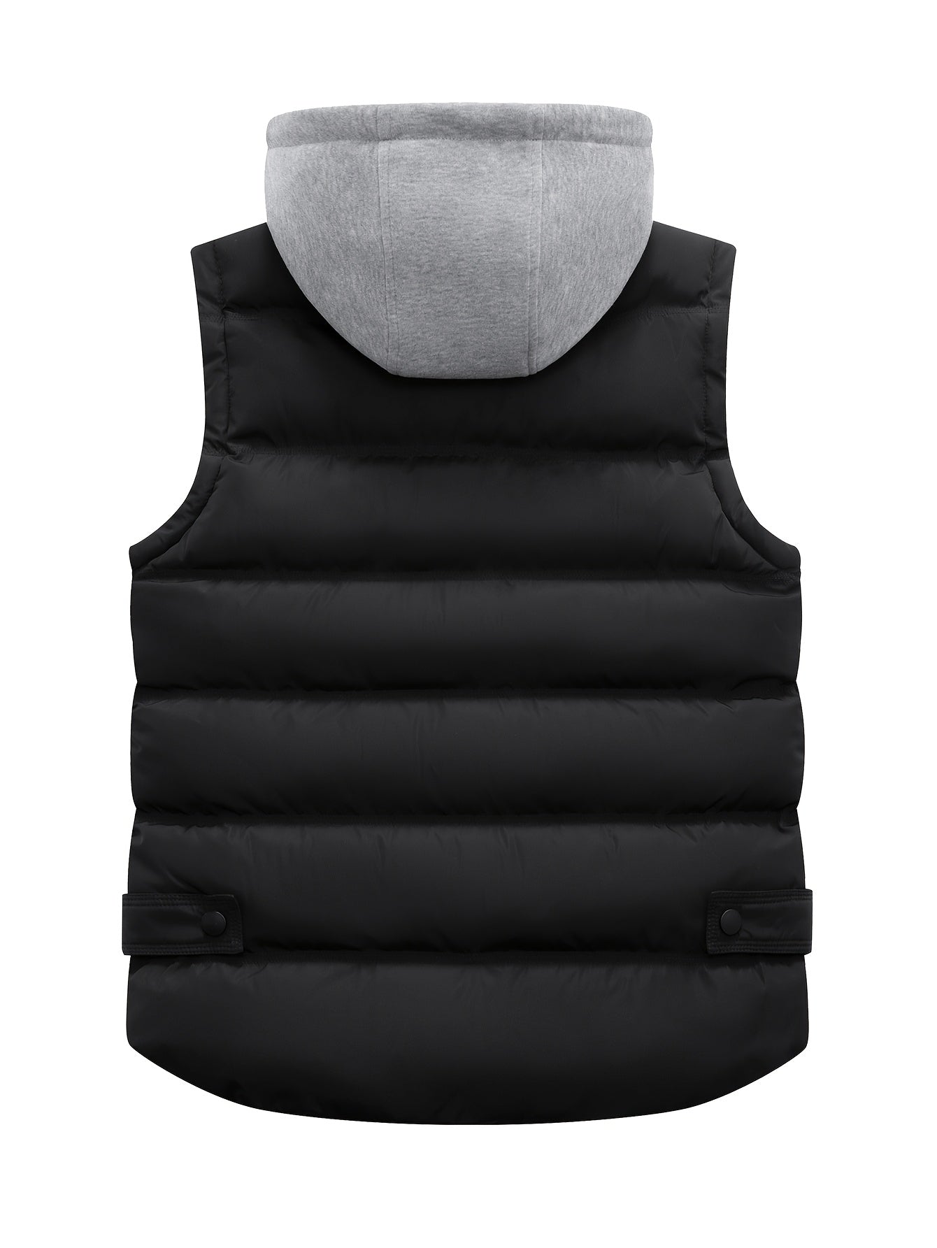 Quilted Women's Vest with Hood – Stylish and Warm Sleeveless Winter Jacket