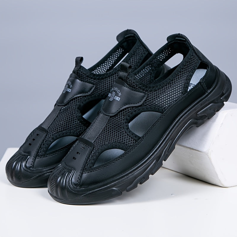 Breathable Mesh Slip-On Shoes for Men – Perfect for Summer, Beach, and Outdoor Sports