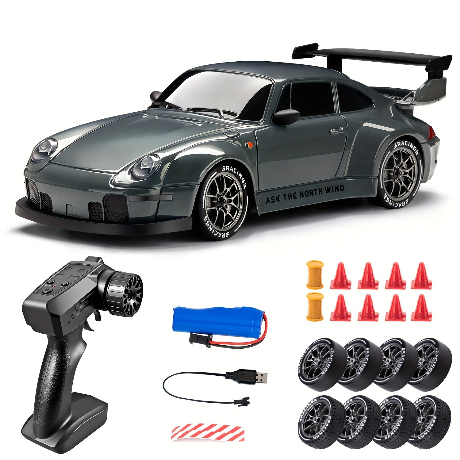 Ultimate Drift Racer 1:24 - RC Car with Illuminated Wheels