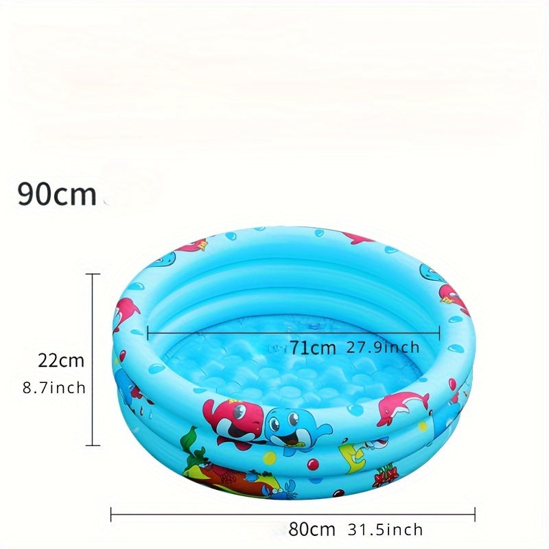 Inflatable Pool for Kids - Fun Play in the Summer Sun