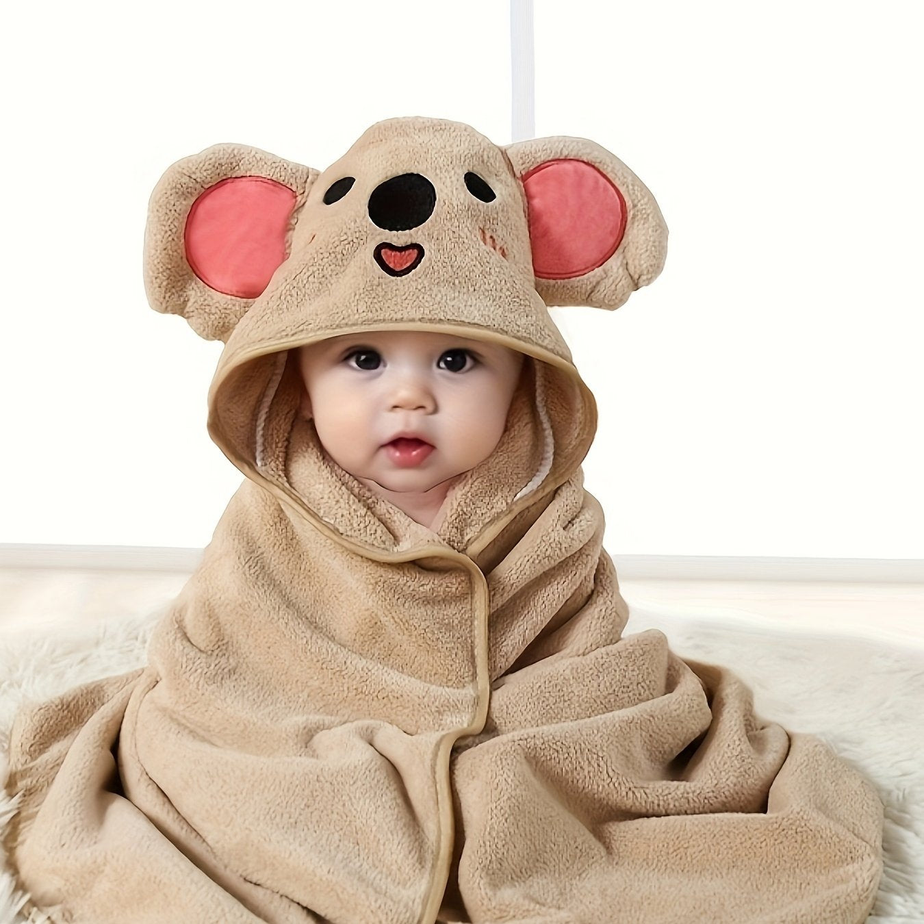 SnuggleSoft Baby Hooded Towel – Quick-Dry & Ultra Soft