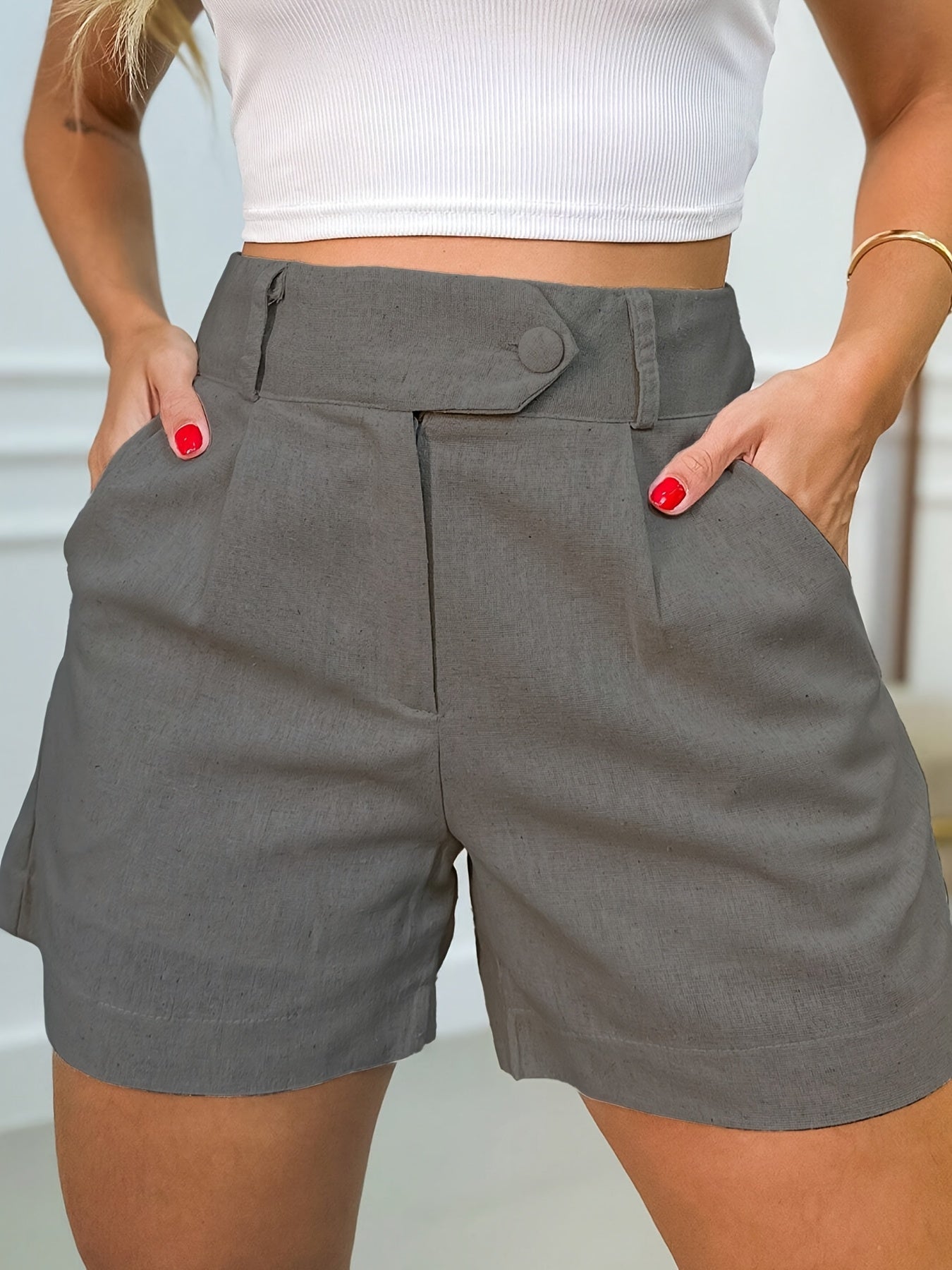 Elegant High Waist Shorts – Comfort and Style in One