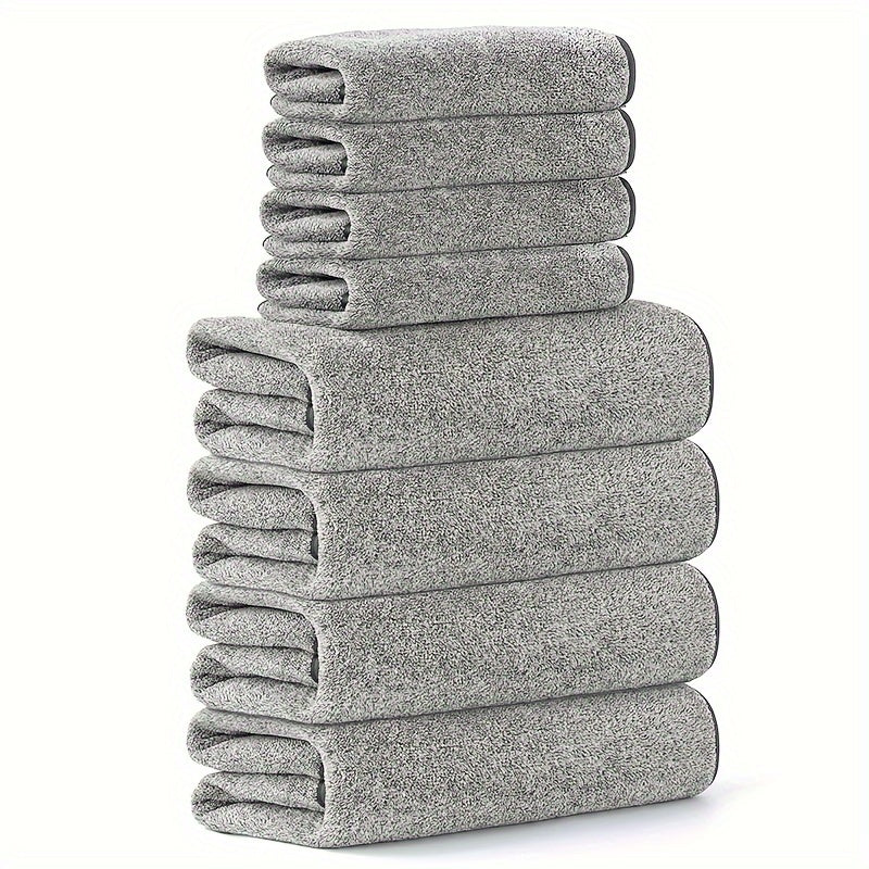 Soft Coral Velvet Towel Set – Absorbent and Quick-Drying