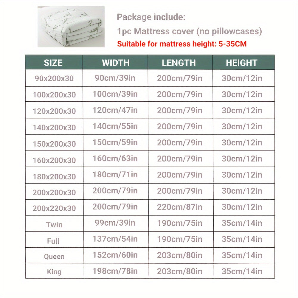 BambooCool Mattress Protector – Breathable and Cooling for Improved Sleep Comfort