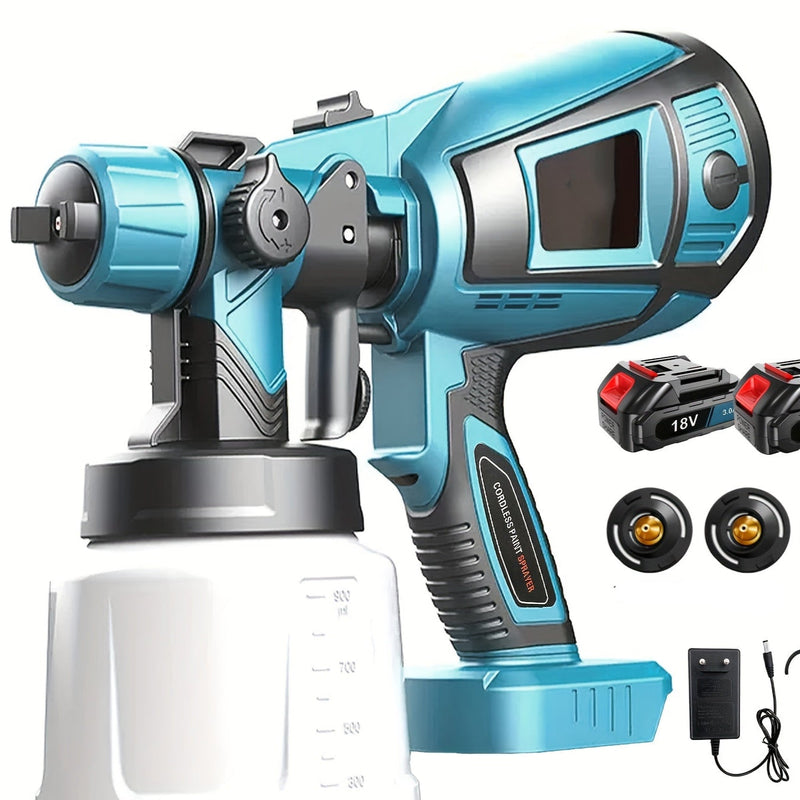 ProSpray Paint Sprayer – Wireless with 2 Batteries and 1000ml Removable Tank