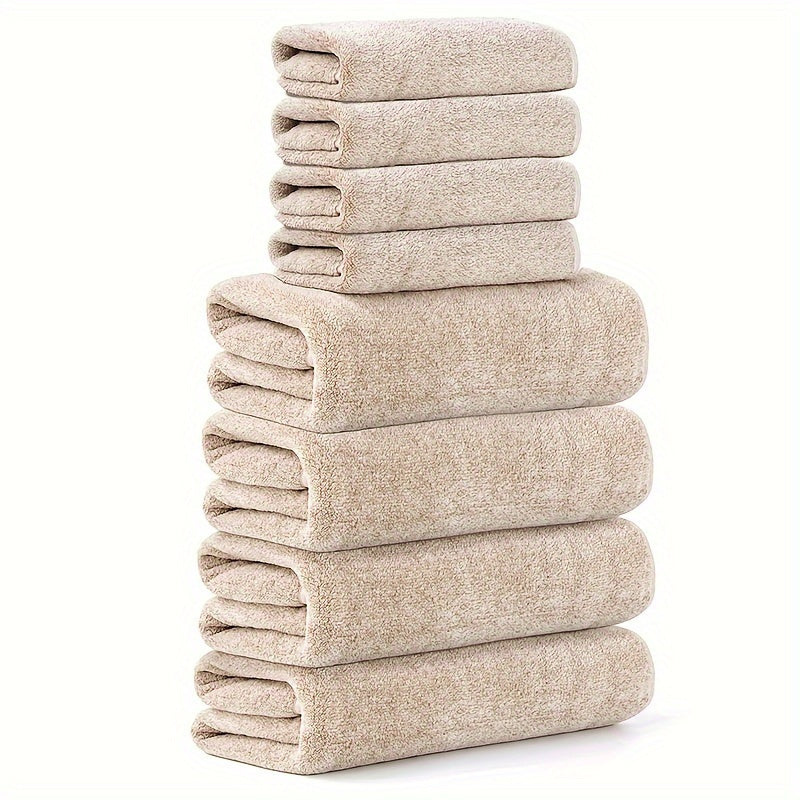 Soft Coral Velvet Towel Set – Absorbent and Quick-Drying