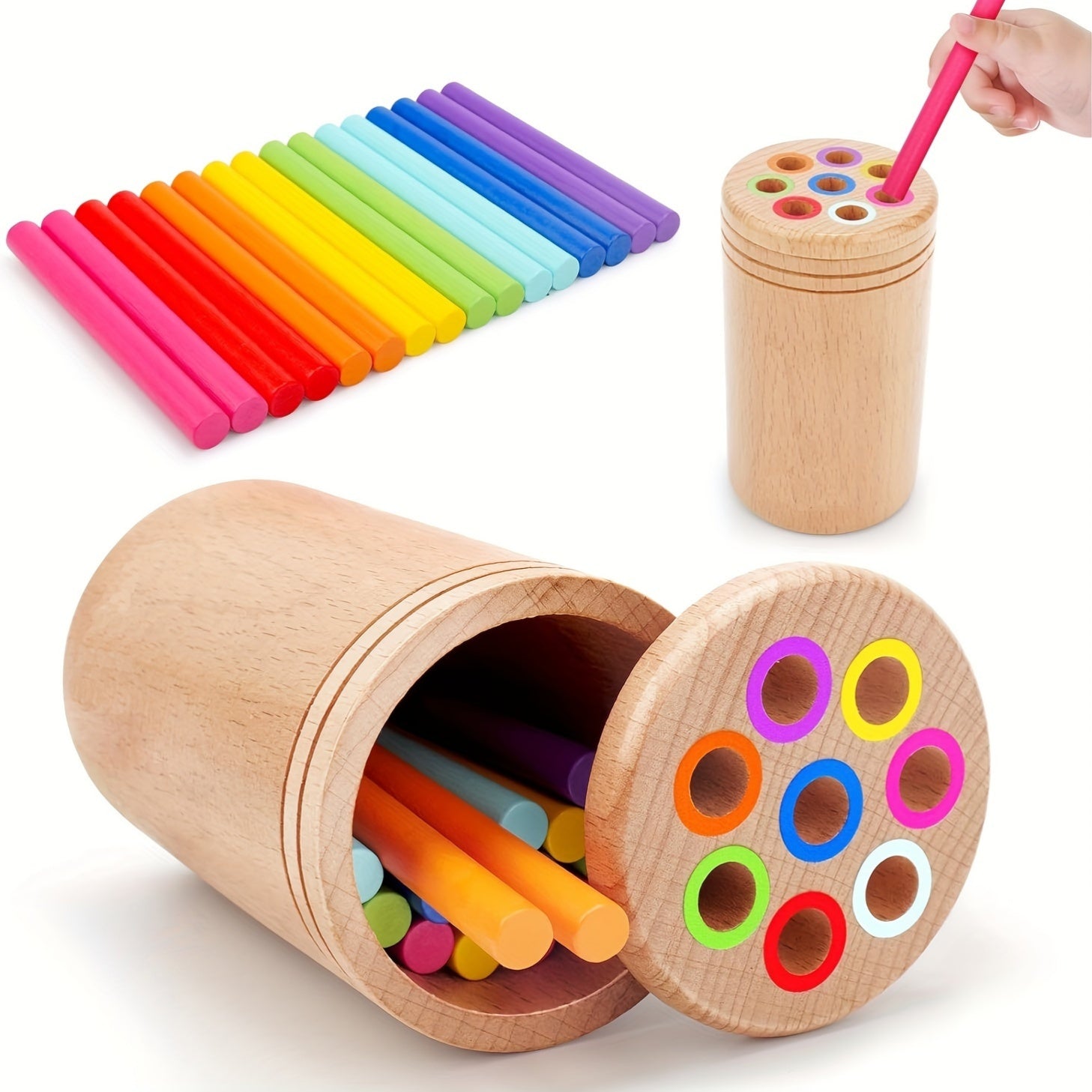 Colorful Balancing Sticks – Develop Hand-Eye Coordination and Color Recognition