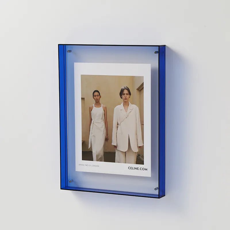 Vibrant Acrylic Display Frame – Contemporary Coloured Picture Holder