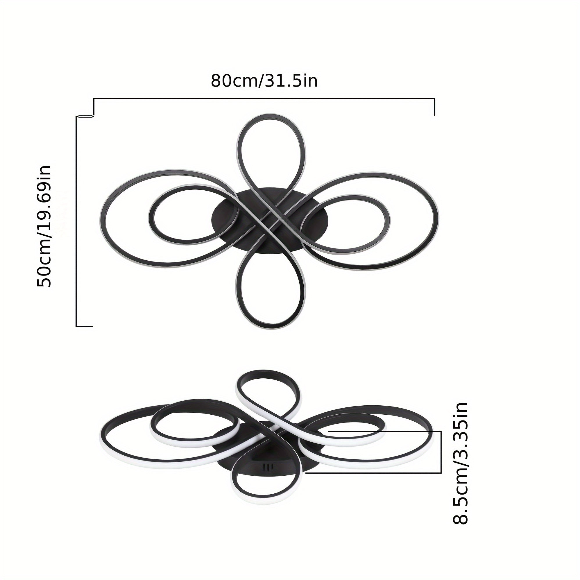 LED Ceiling Lamp 90W – Large Diameter and Dimmable