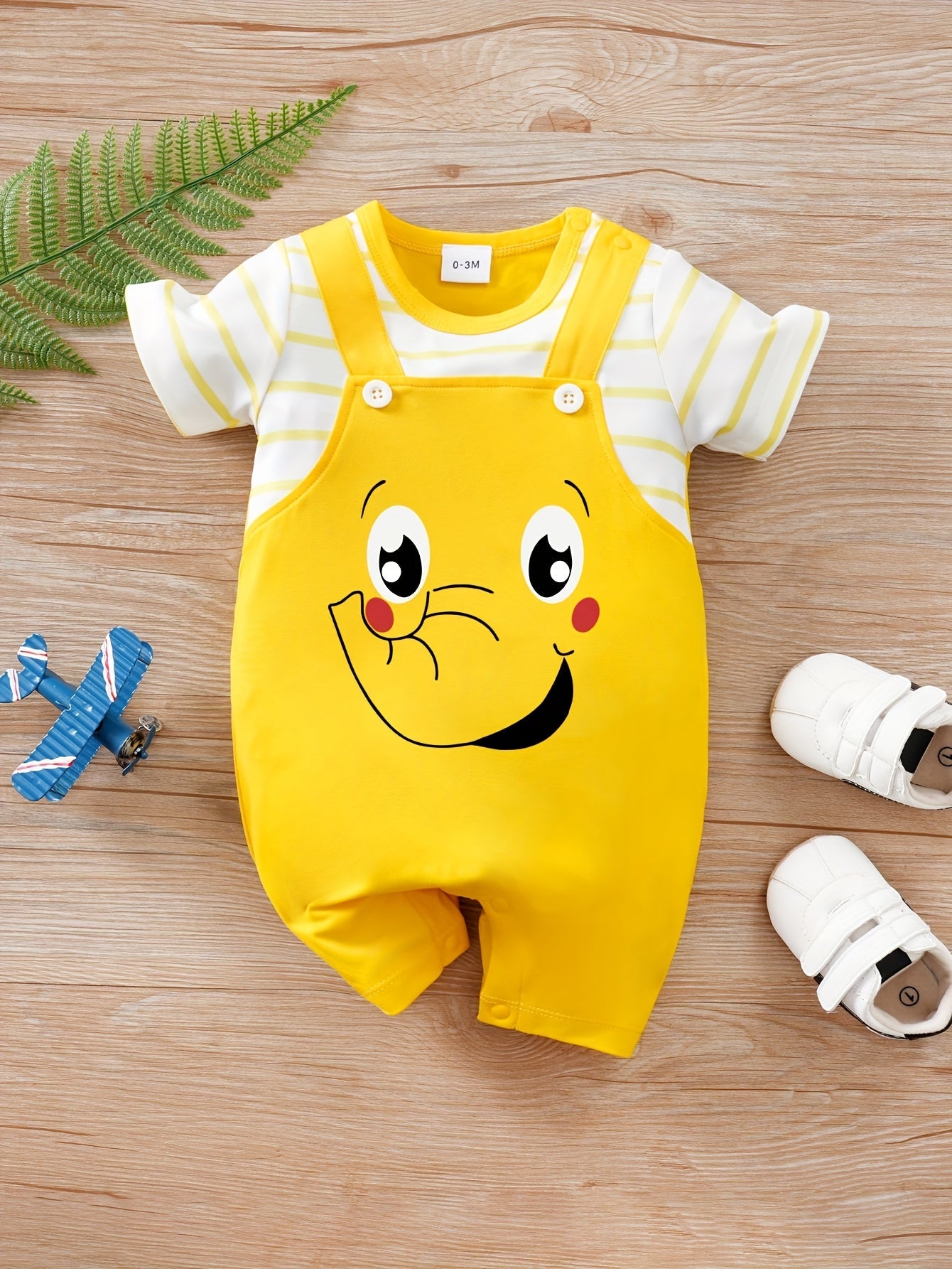 Cute Elephant Baby Romper Set – Perfect for Summer Outdoor Adventures