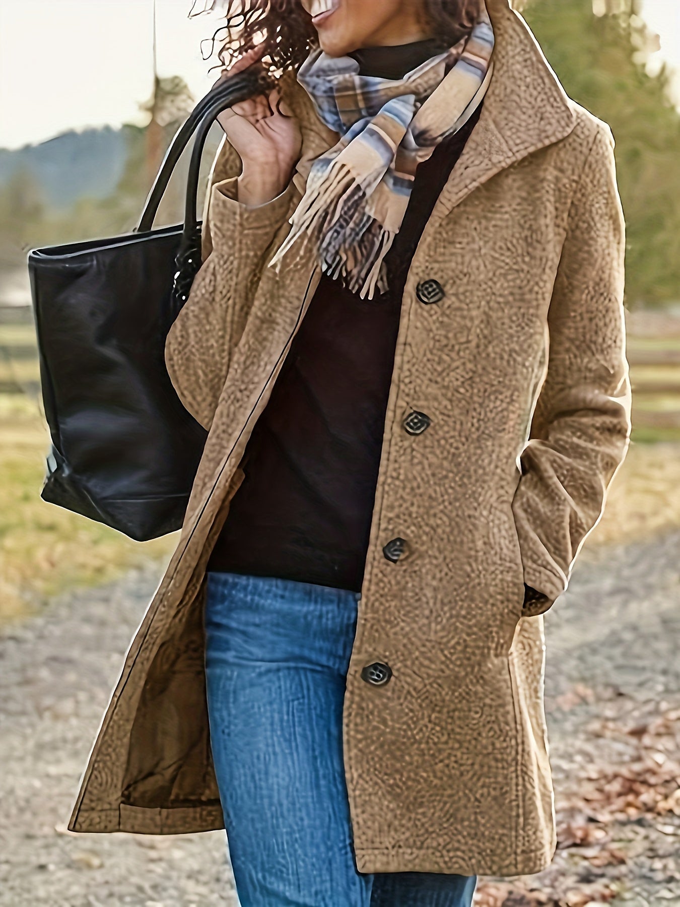 Elara Fleece Jacket - Elegant and Warm for Women in Autumn and Winter